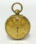 A fine 19th century 18ct gold pocket watch, the movement signed Litherland Patent, Liverpool,18ct