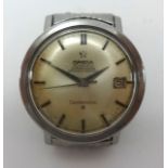 Omega, Constellation, a gents stainless steel automatic chronometer with date.