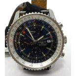 Breitling Navitimer, a gents chronograph wristwatch, with booklets, original box, outer box,