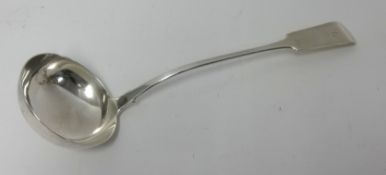 A Victorian silver ladle, circa 1855 Glasgow, approx 5.8oz.
