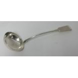 A Victorian silver ladle, circa 1855 Glasgow, approx 5.8oz.