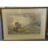 J.Elliott, signed watercolour, 'Good Intent, Cawsand, off Ramehead, Cornwall', 32cm x 52cm.