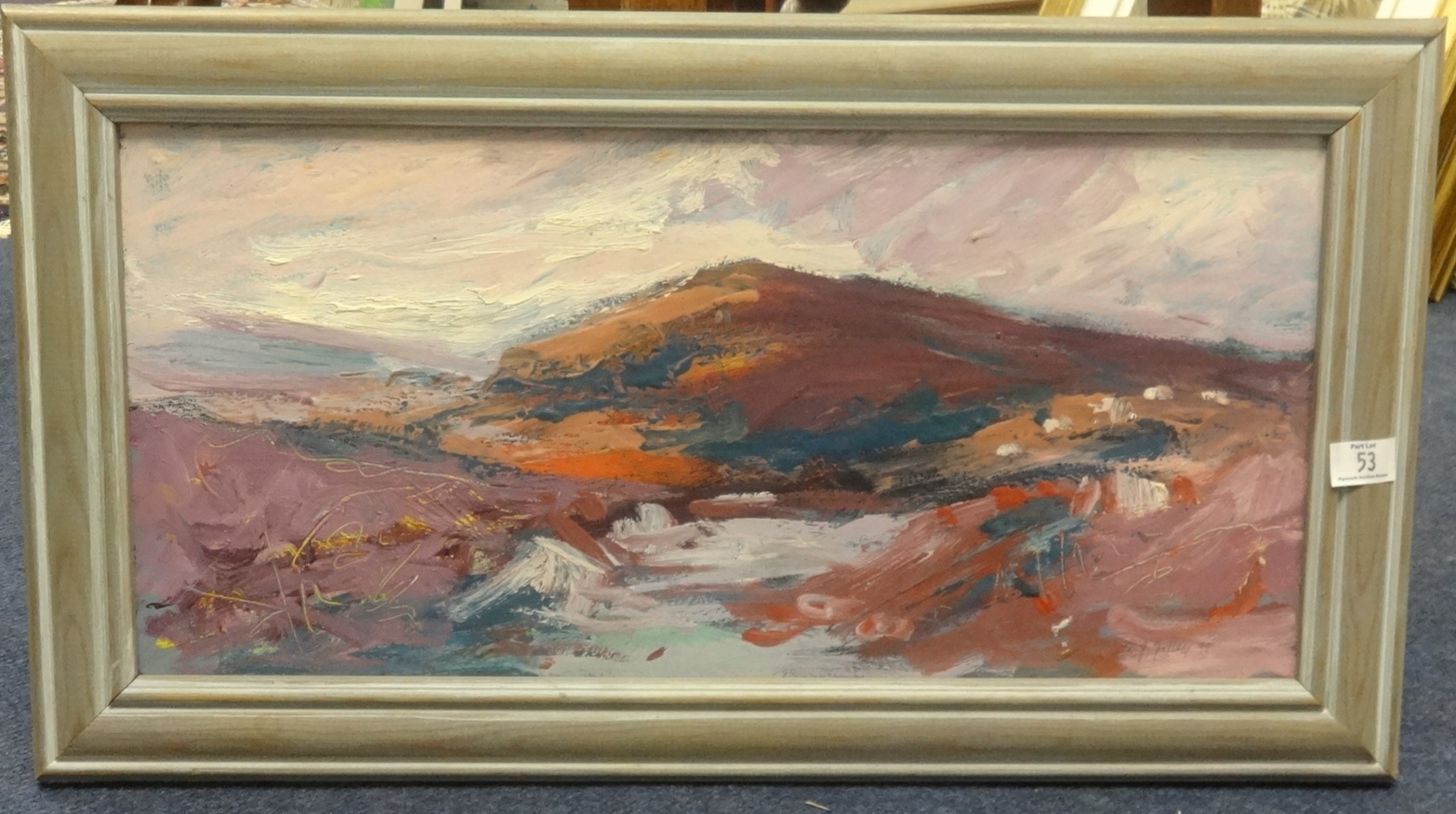 David Folley (Plymouth Artist), oil on board, signed and dated 1997, impressionistic harbour - Image 2 of 2