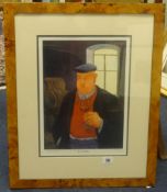 Margaret Loxton, 'Masters of the Vintage' two signed prints, 'Le Cavistee and Le Degustateur',