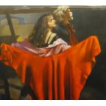 Robert Lenkiewicz (1941-2002), 'Painter with Karen (The Dance)', No.12/475 with certificate, 73cm