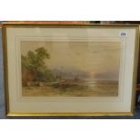 William Cook of Plymouth (c.1830-c.1890), watercolour 'Coastal Boats', 26cm x 42cm.