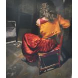 Robert Lenkiewicz (1941-2002), early signed limited edition print, 'Esther Rear View' (gas fire),