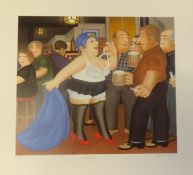 Beryl Cook (1926-2008), 'Strippergram', signed artist proof, 50cm x 56cm, Provenance, directly