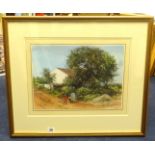 John Strickland-Goodall, RI RBA, signed watercolour, 'Going to Market', 27cm x 37cm, Provenance