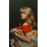 Robert Lenkiewicz (1941-2002), 'Study of Fiorella', non-project 1999, published by The Lenkiewicz