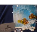 Swarovski Crystal Glass Wonders Of The Sea 'Harmony' with plaque, small shells and Certificate Of