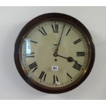 A 12" dial clock, with bakelite bezel, diameter 43cm.