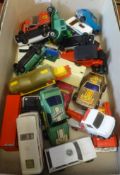 A small collection of diecast models including Matchbox and Superfast.