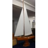 Hand made sailing boat by N.Deva boat builders