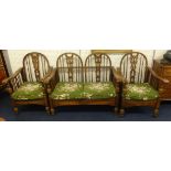 Three piece oak set