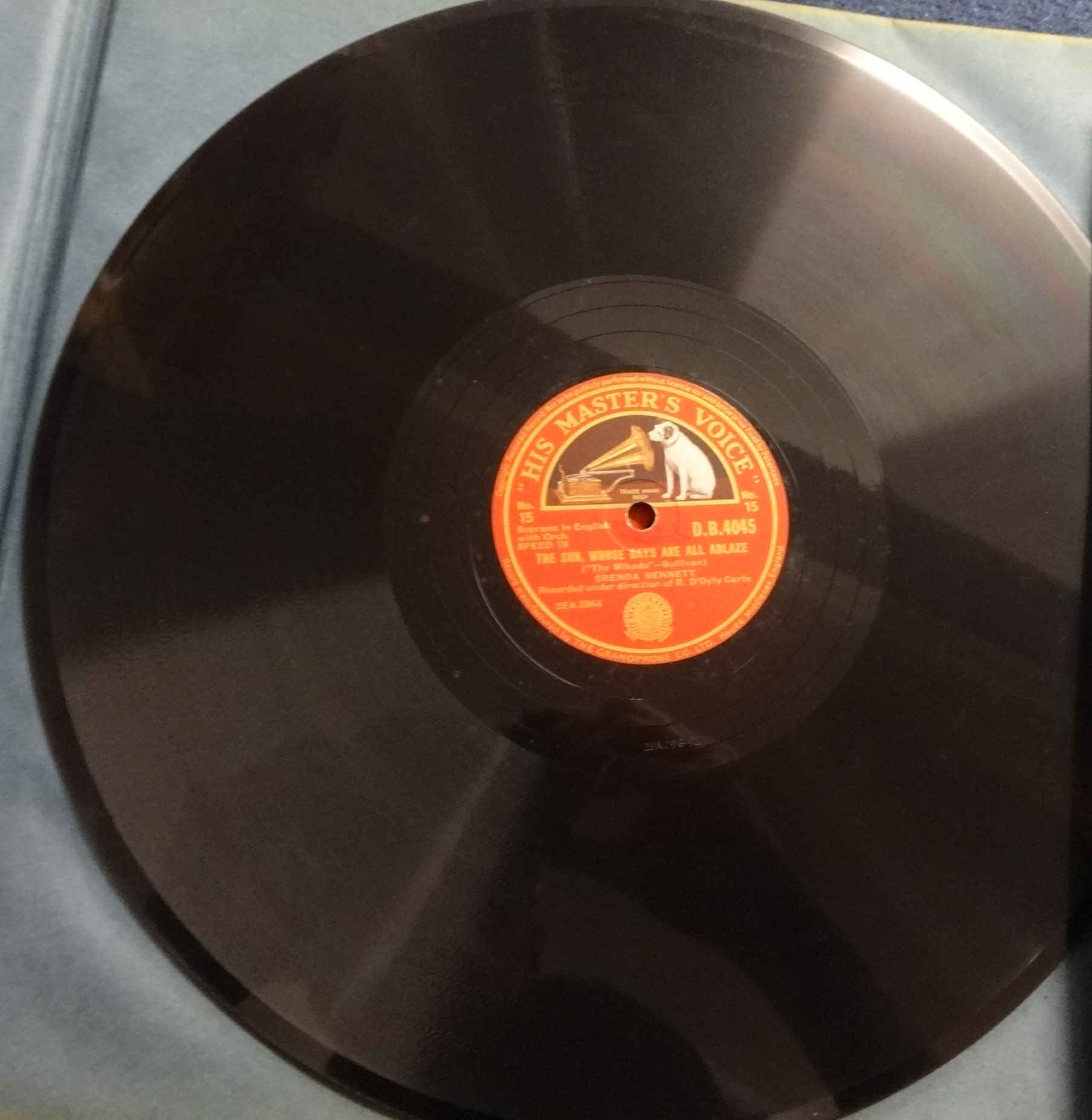 Gilbert and Sullivan, The Mikado 78 RPM record collection by HMV. - Image 4 of 4
