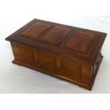 Oliver Morel, Cotswold School, a mahogany jewellery box, with plaque engraved 'Oliver 19 Morel 80'