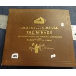 Gilbert and Sullivan, The Mikado 78 RPM record collection by HMV.