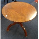 Oliver Morel, Cotswold School, an occasional table with tip up top, diameter 67cm. (acquired