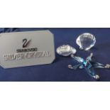 Swarovski Crystal Glass Two shells and Starfish, boxed as new