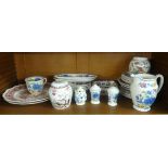 A collection of various Masons Regency and other patterned chinaware.