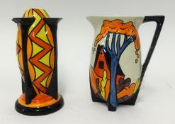 Lorna Bailey, a signed Chetwynd jug and Lorna Bailey Signed Limited Edition Arabesque Vase 129/