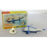 Dinky Toys, model 724, Sea King helicopter, boxed.