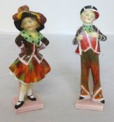 Royal Doulton, a pair of figures 'Pearly Boy' and 'Pearly Girl' HN2035 and HN2036 (2).