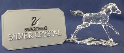 Swarovski Crystal Glass Esperanza small horse, boxed as new