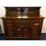 A early 20th Century mirror back sideboard.