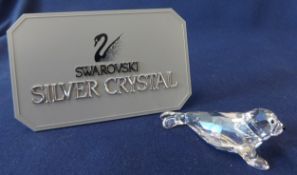 Swarovski Crystal Glass Seal, boxed as new