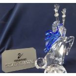 Swarovski Crystal Glass Magic Of The Dance 'Isadora' Annual Edition 2002 with two plaques and