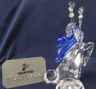 Swarovski Crystal Glass Magic Of The Dance 'Isadora' Annual Edition 2002 with two plaques and