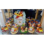 A collection of Noddy Enid Blyton Toyland figures, limited edition, mainly boxed also rwo Country