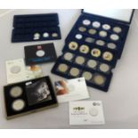 The Royal Mint, a collection of commemorative other coins.