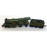 Hornby Gauge O Clockwork GW No 3C locomotive 'Caerphilly Castle' (1933-39) and matching No 2 special