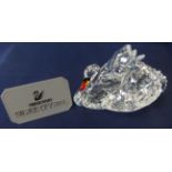 Swarovski Crystal Glass Large Swan, boxed as new