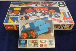 Lego, two boxed sets including basic set No.8.