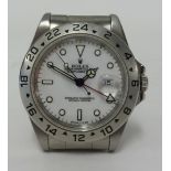 Rolex, a gents Explorer II stainless steel wristwatch, Superlative Chronometer, Oyster Perpetual