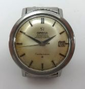 Omega, Constellation, a gents stainless steel automatic chronometer wristwatch with date.