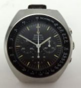 Omega, a stainless steel Speedmaster wristwatch, model Professional Mark II, inscribed on the back