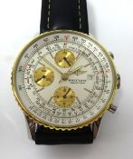 Breitling, a gents wristwatch, Navitimer Chronograph Date, the back plate numbered 19334 with