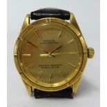 Rolex, a gents 18ct yellow gold wristwatch, Oyster Perpetual Chronometer, case diameter approx