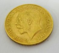 Geo V, a gold sovereign 1915.