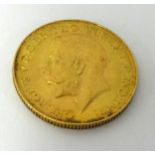 Geo V, a gold sovereign 1928.