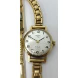 Rotary, a 9ct ladies vintage wristwatch.