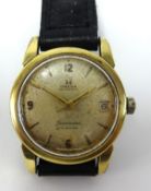 Omega, a gents stainless steel Seamaster Calendar wristwatch, (poor condition).