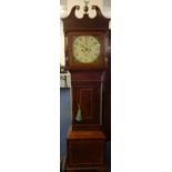 A late 18th century mahogany Longcase Clock, with 8 day movement, box wood inlay, W.Preedy of