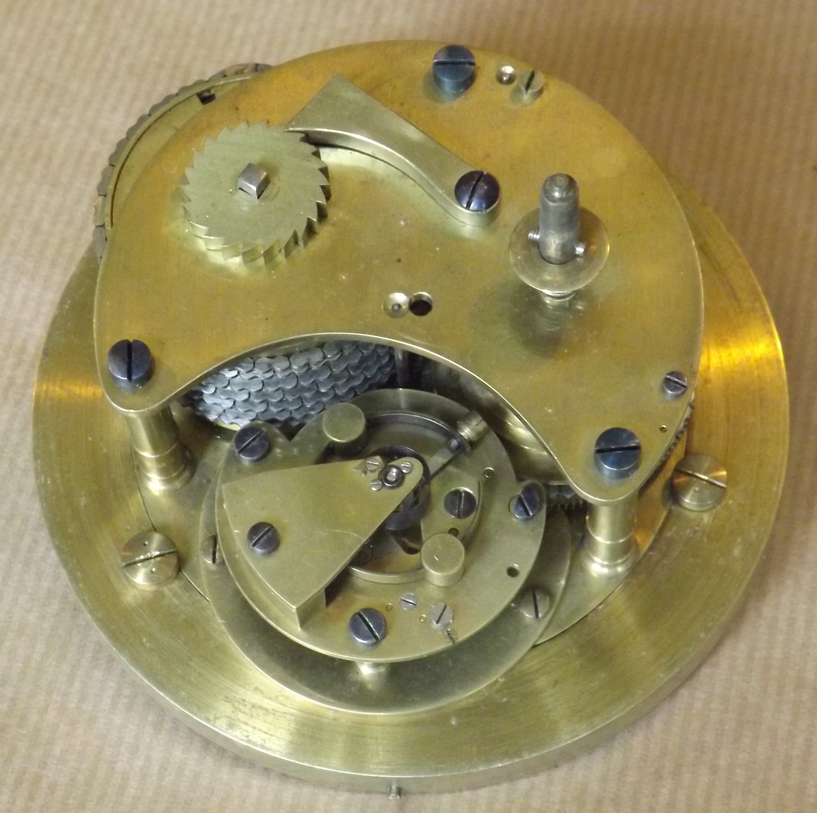 Barraud's, London, a mid 19th century mahogany cased eight day marine chronometer, signed 'Barraud' - Image 2 of 7
