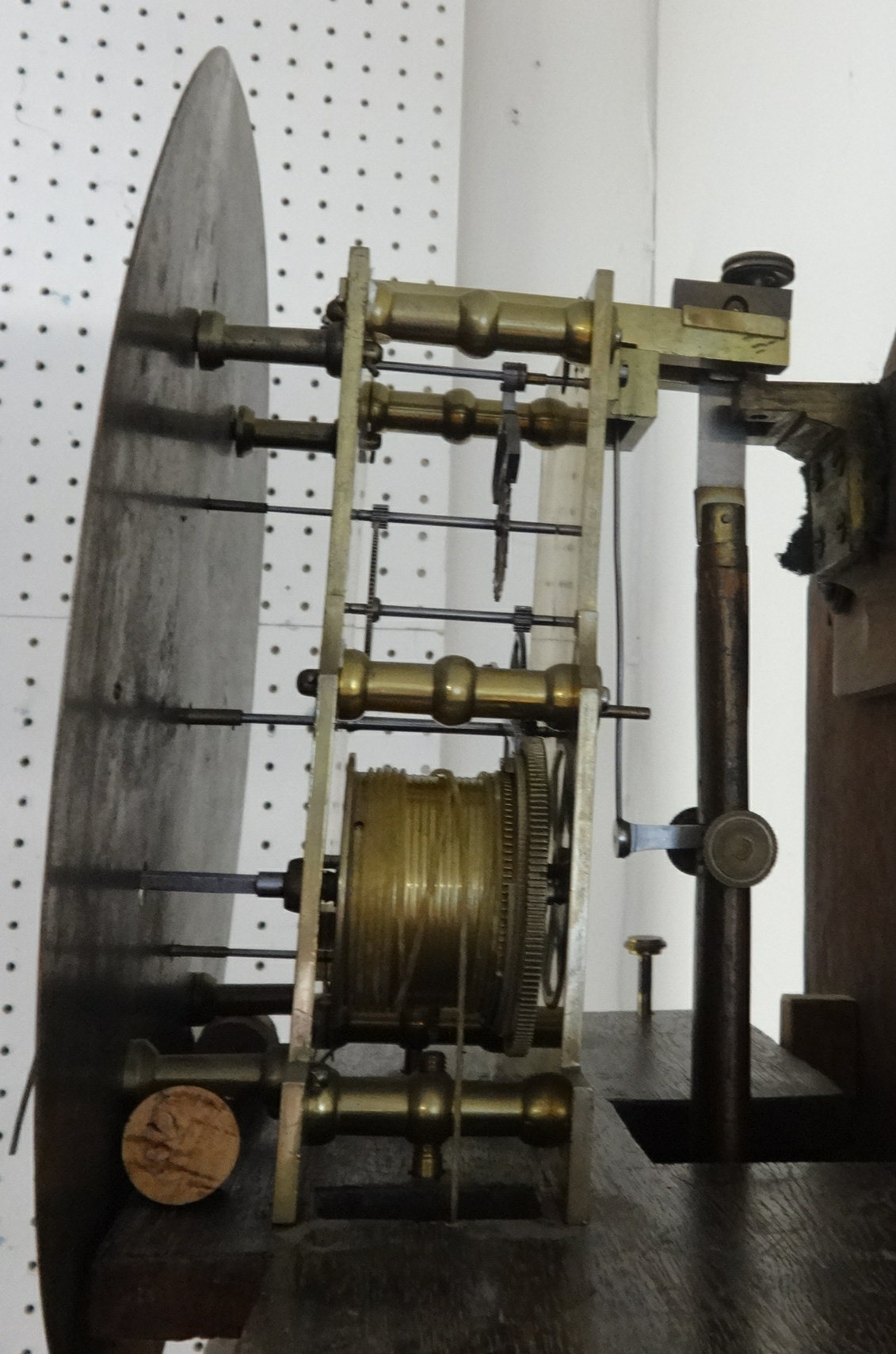 A 19th century regulator longase clock, the dial inscribed 'Bennett, Plymouth', in 'Gothic' mahogany - Image 5 of 7